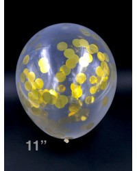 Confetti Balloon - Gold